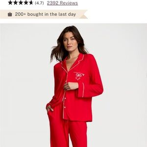 NWT Victoria’s Secret Red Pajama Set